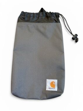 Carhartt Drawstring Utility Bag 14" Stash Pouch Travel Hunting Gray